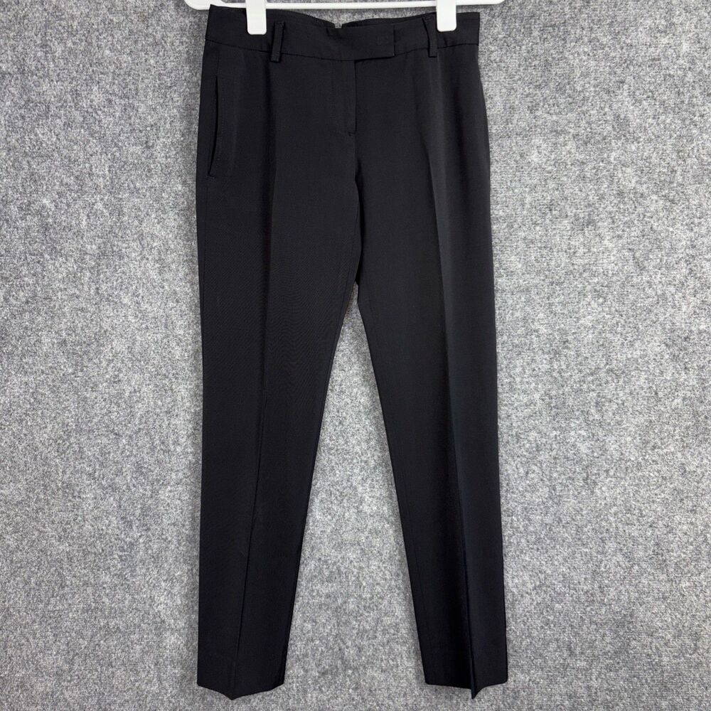 Theory Dress Pants Womens Size 00 Black Business Party Stylish Minimal Sleek